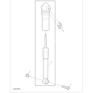 Rear Shock Absorber diagram