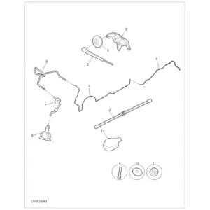 Rear Wiper and Washer diagram
