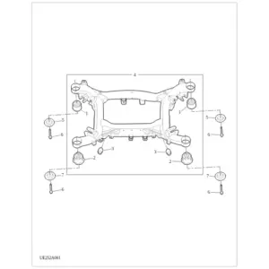 Rear Sub-frame diagram