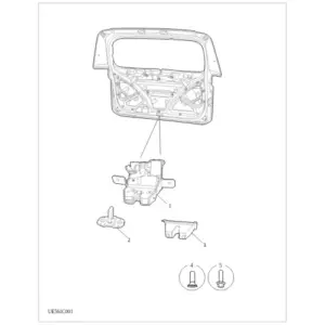 Rear Door Hood diagram