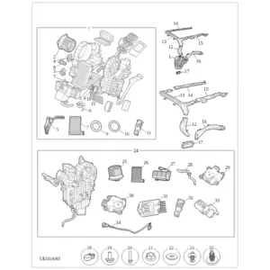 Rear Interior Airflow diagram