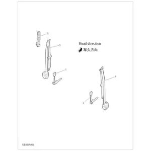 Front Safety Belts diagram