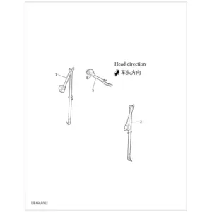 Third Row Safety Belts diagram