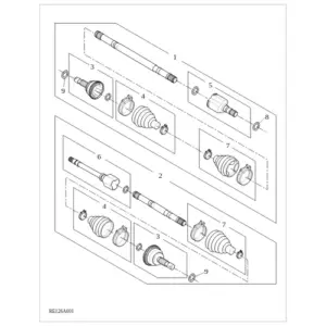 Propshaft diagram