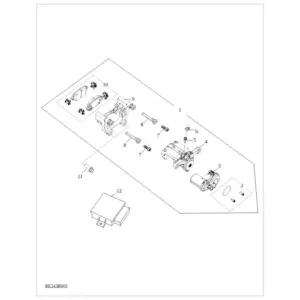 Rear Electric Parking Brakes diagram