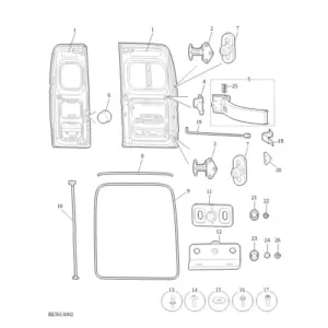 Rear Door diagram