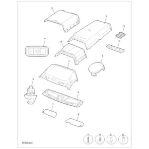 Roof Trim diagram