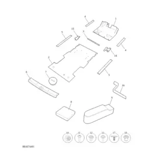 Floor Trim diagram