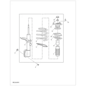 Front Shock Absorber diagram