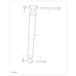 Rear Shock Absorber diagram