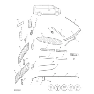 Body Exterior Trim diagram