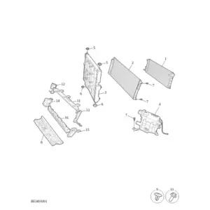 Front End Exterior Airflow diagram