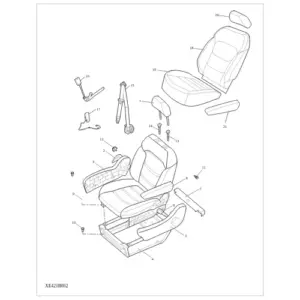 Front Manual Seat（Right） diagram