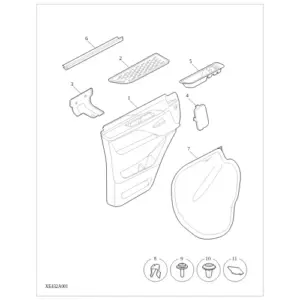 Front Door Trim diagram