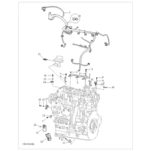 Sensor,Harness-EURO 5 diagram