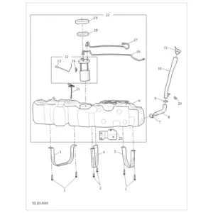 Fuel Tank & Canister diagram