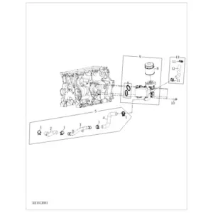 Oil Cooler And Inl&OtltTube&Filter diagram