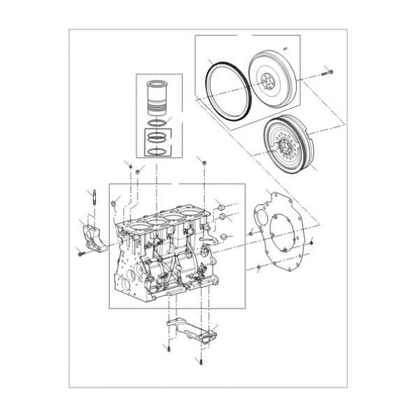 (16) Flywheel Bolts (PACK OF 8)