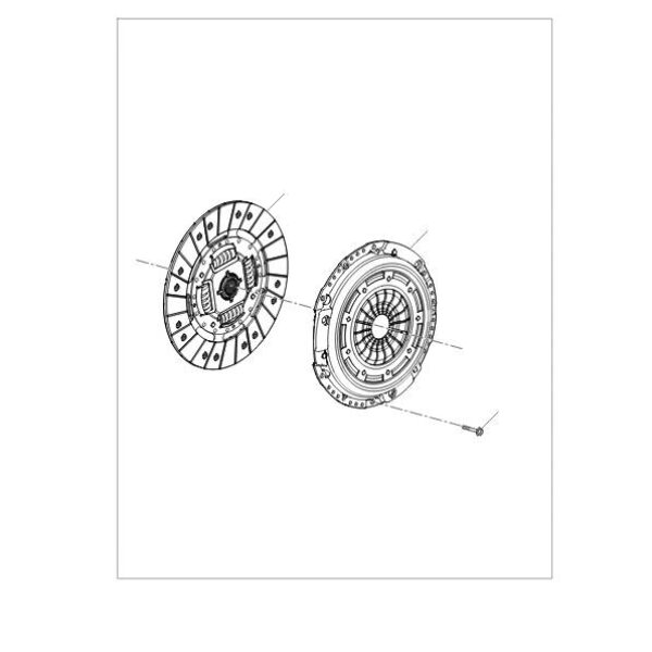 (1) Clutch Pressure Plate