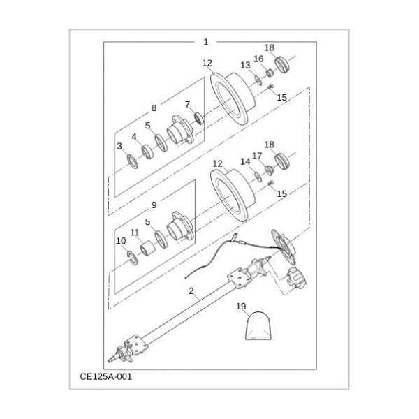 (12) Rear Brake Discs (PAIR)