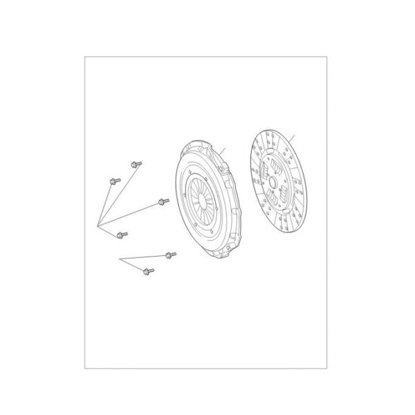 (2) Clutch Pressure Plate