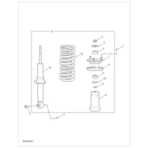 Front Shock Absorber diagram