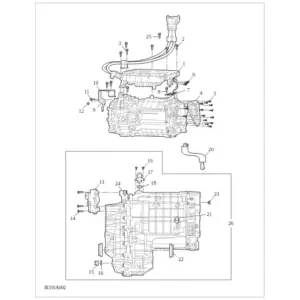 Motor controller and accessories diagram