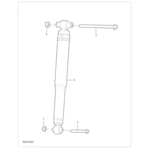 Rear Shock Absorber diagram