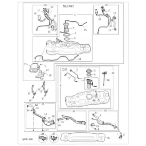 Fuel Tank and Canister diagram
