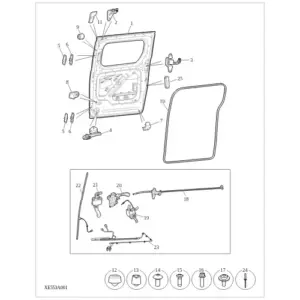 Side Sliding Door diagram