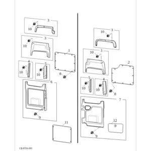 RearDoortrim diagram