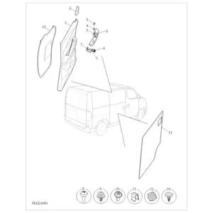 Door Trim diagram