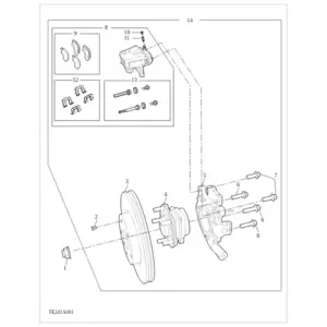 Front Brakes diagram