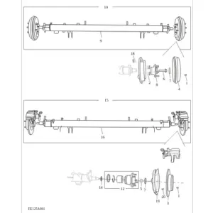 Rear Drive Axle diagram