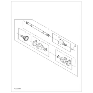 Front Half Shaft diagram