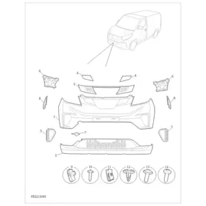 Front Bumper diagram