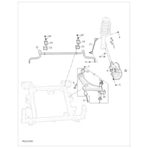 Front Suspension diagram