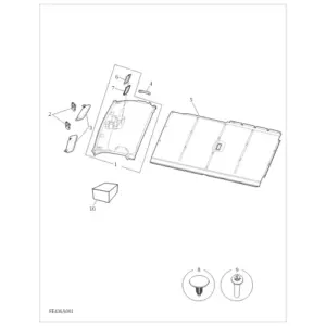 Roof Trim diagram