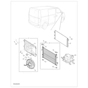 Front End Exterior Airflow diagram