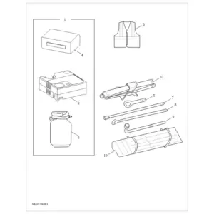 On Vehicle Tools diagram