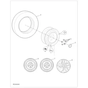 Tire,Wheel,Trim diagram