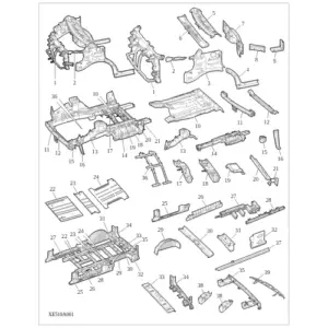 Body Lower Structure diagram