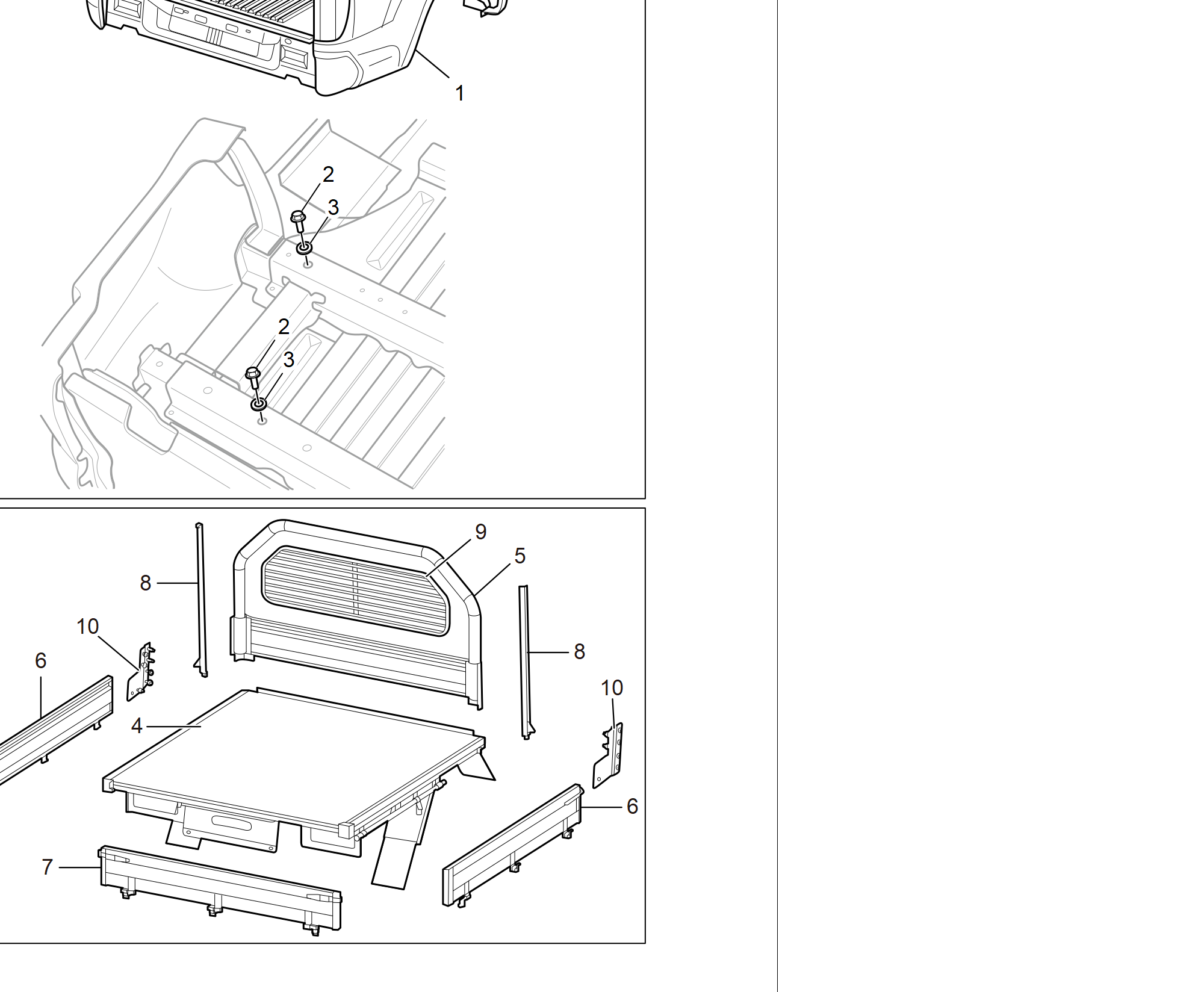 WASHER-PICKUP BOX PLATFORM ASSEMBLY