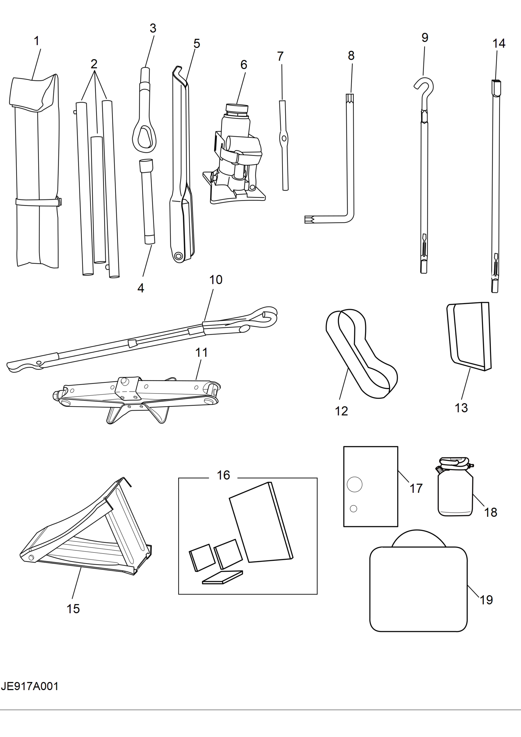 BAR-JACK AUXILIARY SWIVEL