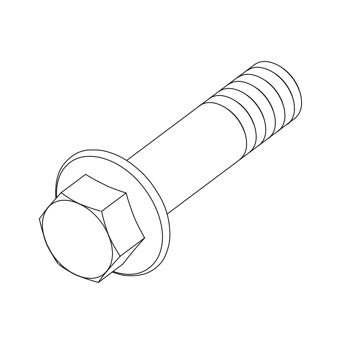 Genuine Maxus B00004037 Bolt-engine Assembly To Transmission - technical drawing