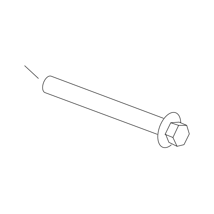 Genuine Maxus B00004088 Bolt-thermostat Cylinder Head - technical drawing