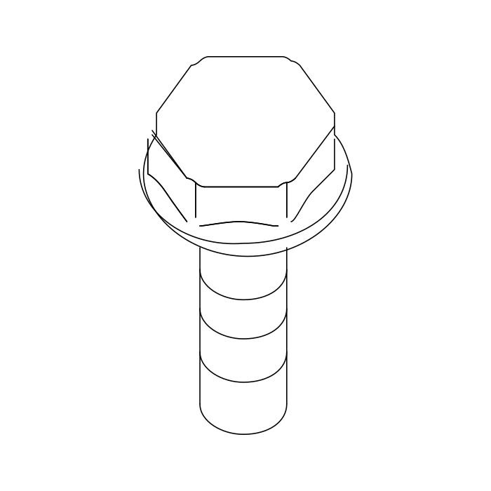 Genuine Maxus B00004679 Bolt-instrument Panel Cross Member Bracket - technical drawing