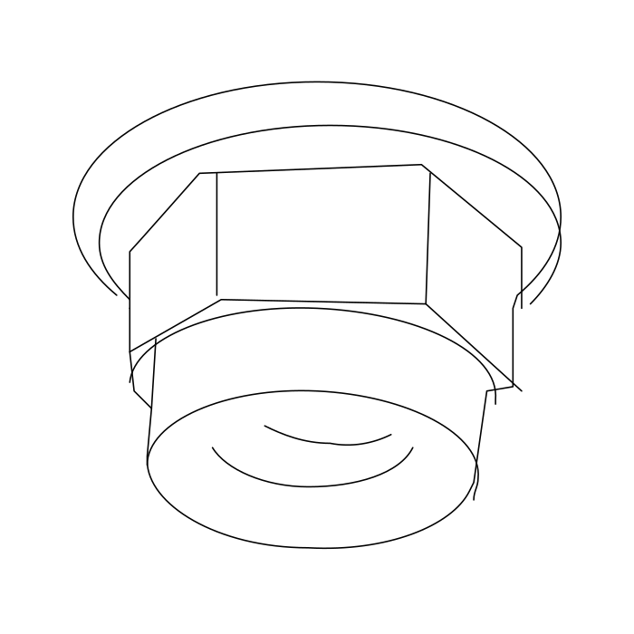 Genuine Maxus B00004956 Nut-steering Column Bracket To Body - technical drawing