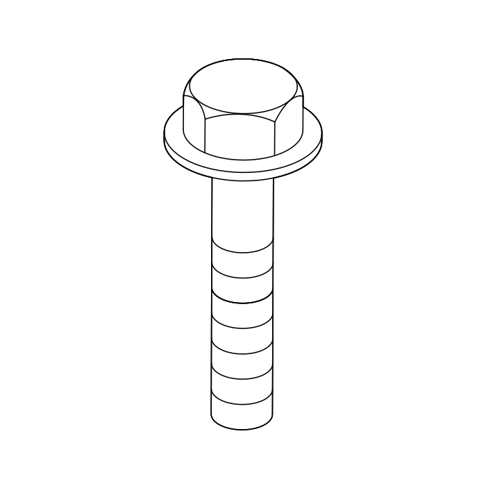 Genuine Maxus B00005245 Bolt-transmission Mounting To Transmission - technical drawing