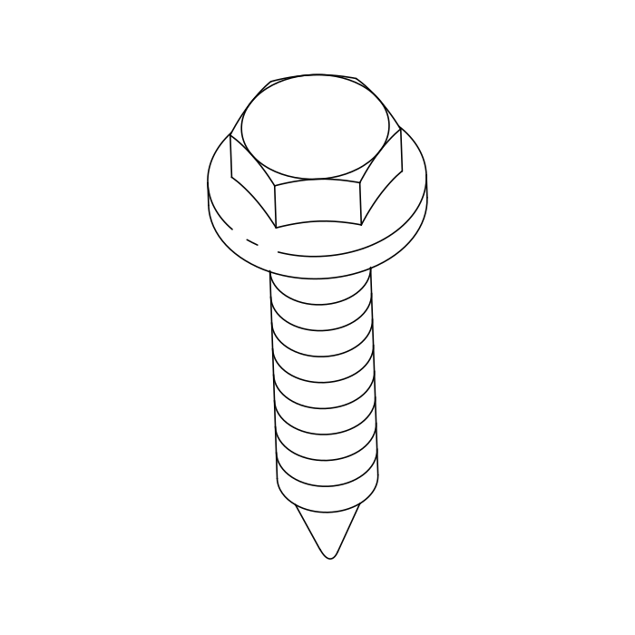 Genuine Maxus B00005330 Bolt/screw-front Mudguard - technical drawing